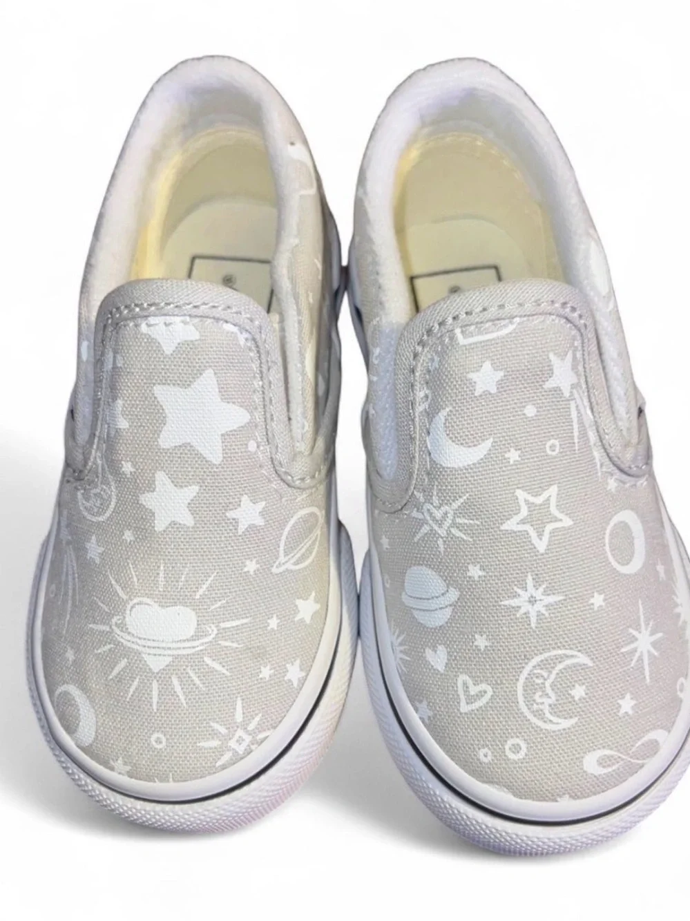 Infant toddler Vans Celestial Slip Ons 5c NWT
